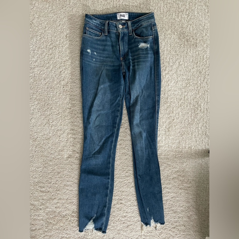 Paige stretch skinny jean size 24